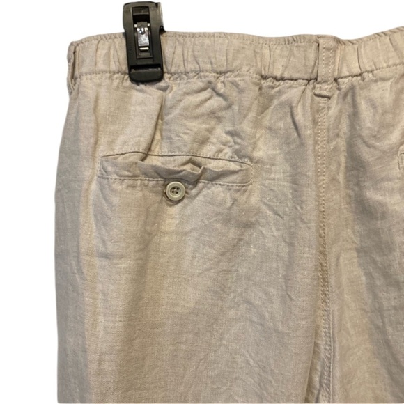 Tommy Bahama Cream Beach Coast Linen
Elastic-Waist Relaxed Pants Size 1X - Picture 5 of 9